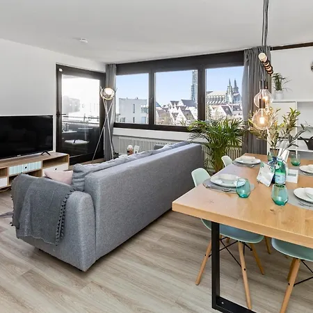 42qm - Blick Auf Munster, 3 Min Altstadt, Kuche, Balkon, Innenstadt Apartment